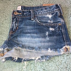 Hollister jean shorts